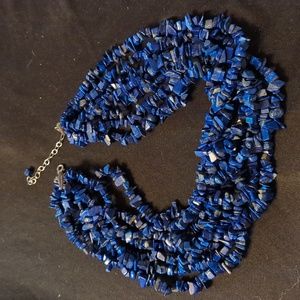 Genuine Lapis Lazuli 7strand necklace